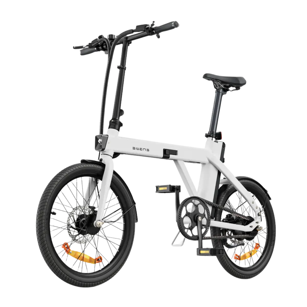 Bicicletă Electrică Engwe P20 – Alb – Partea Stângă
