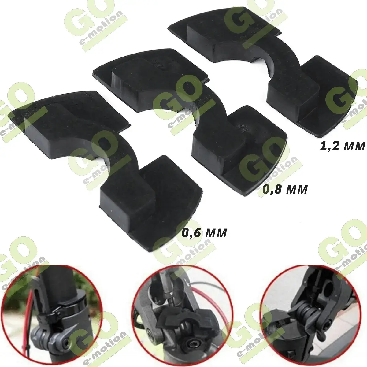 Amortizor din cauciuc anti-vibrații 0608-12 mm - Galerie 3