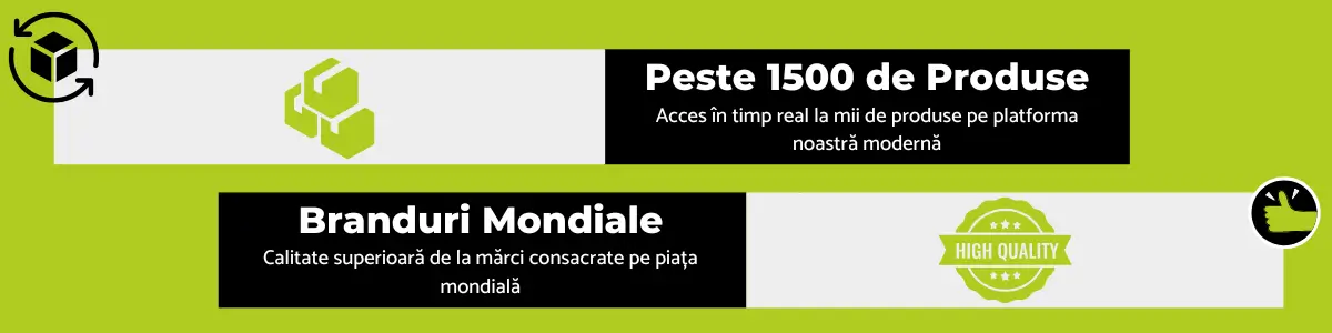 Peste 1500 de Produse - Banner B2B